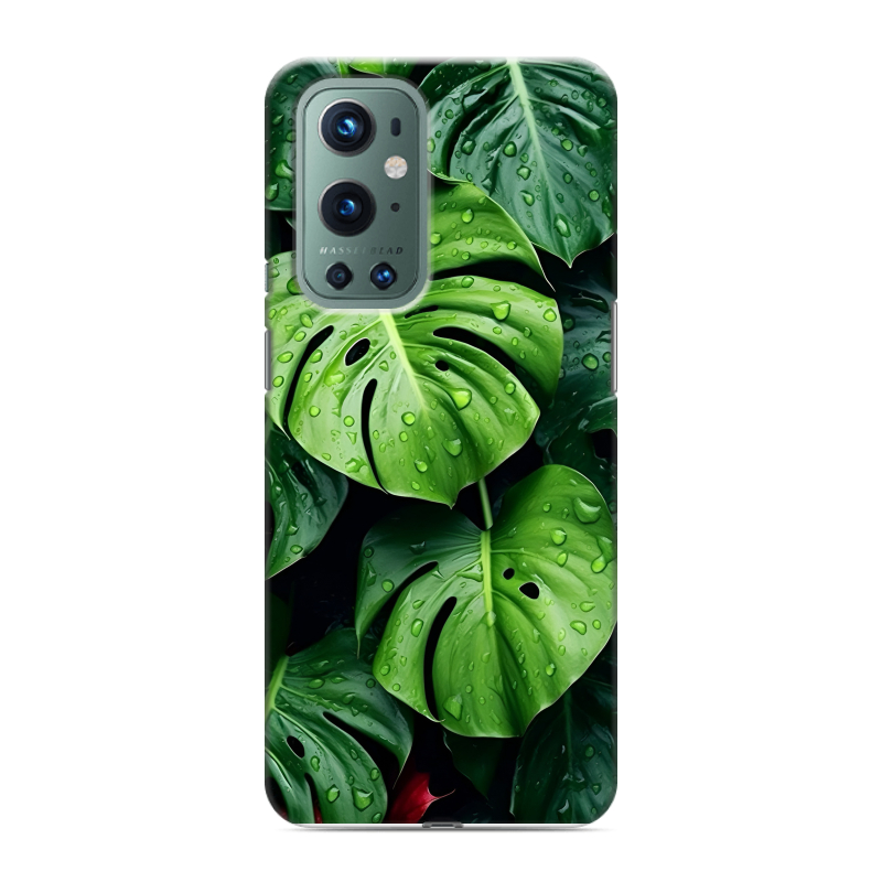 Силиконовый чехол на OnePlus 9 Pro с принтом Листья Силиконовый чехол на OnePlus 9 Pro с принтом Листья