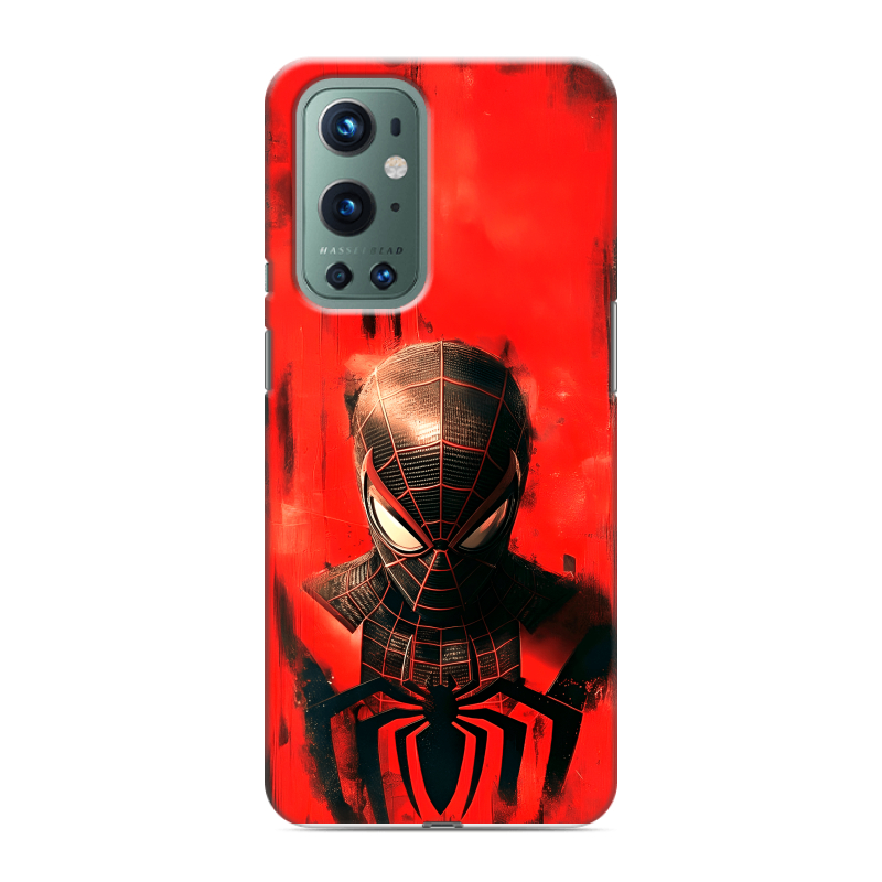Силиконовый противоударный чехол на OnePlus 9 Pro с принтом человек паук spiderman Силиконовый противоударный чехол на OnePlus 9 Pro с принтом человек паук spiderman
