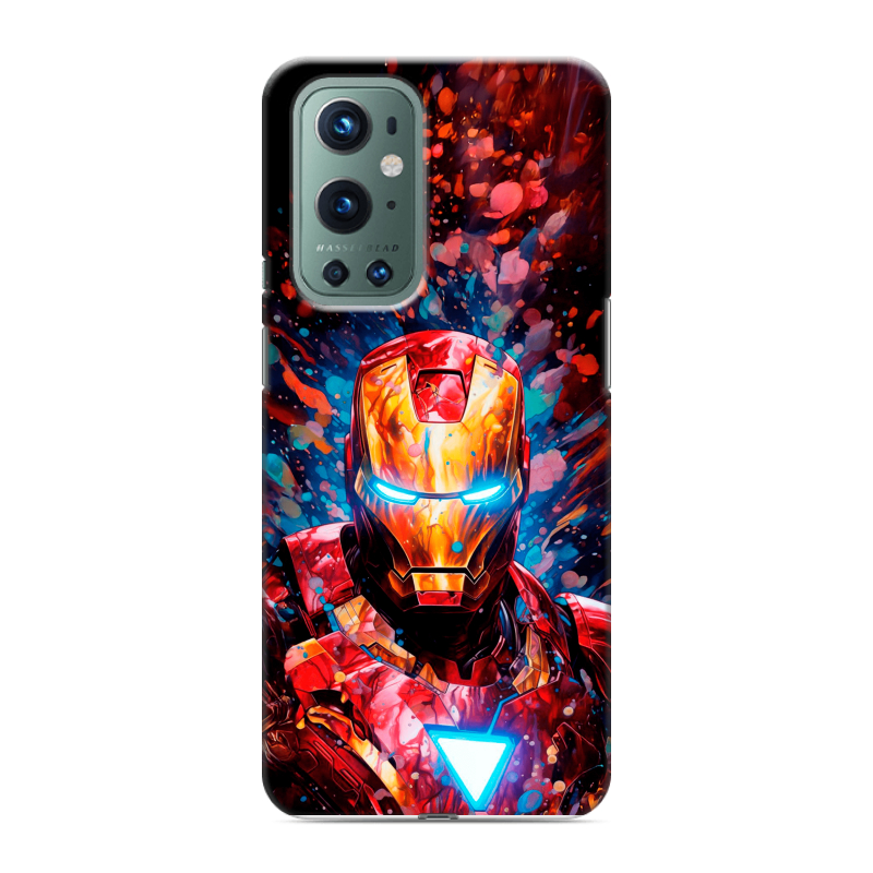 Силиконовый чехол на OnePlus 9 Pro с принтом Железный человек Ironman Силиконовый чехол на OnePlus 9 Pro с принтом Железный человек Ironman