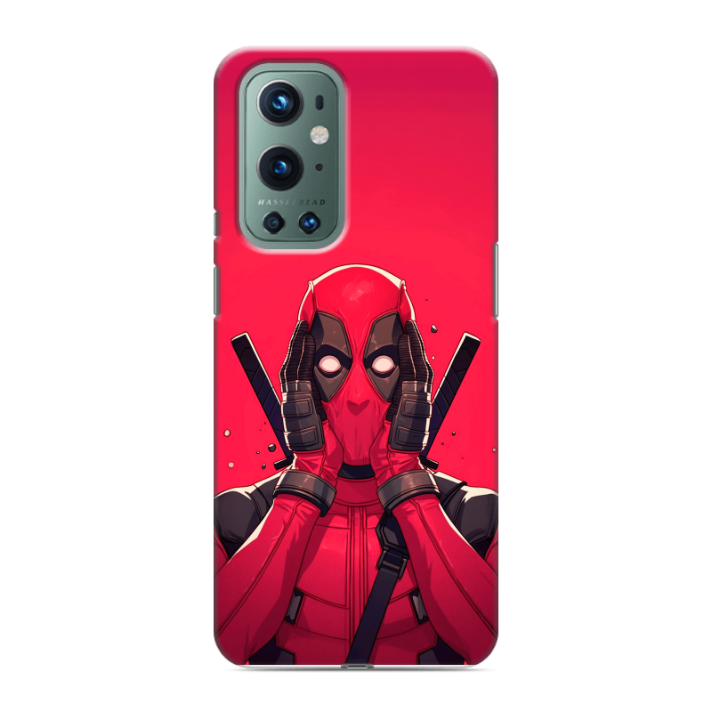 Силиконовый противоударный чехол на OnePlus 9 Pro с принтом Дедпул Deadpool Силиконовый противоударный чехол на OnePlus 9 Pro с принтом Дедпул Deadpool