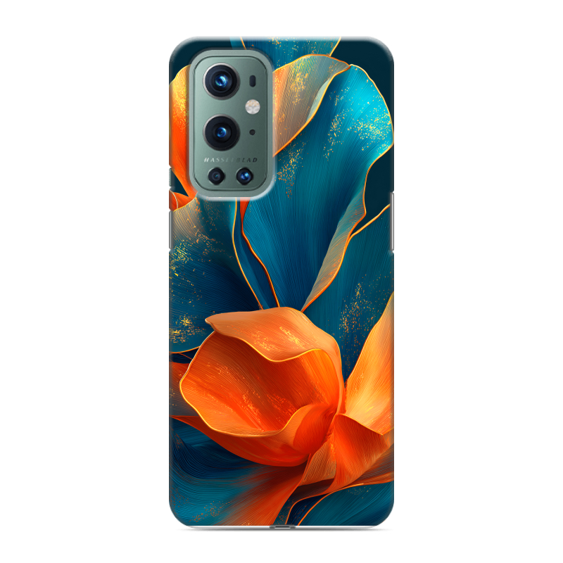 Силиконовый противоударный чехол на OnePlus 9 Pro с принтом Цветы Силиконовый противоударный чехол на OnePlus 9 Pro с принтом Цветы