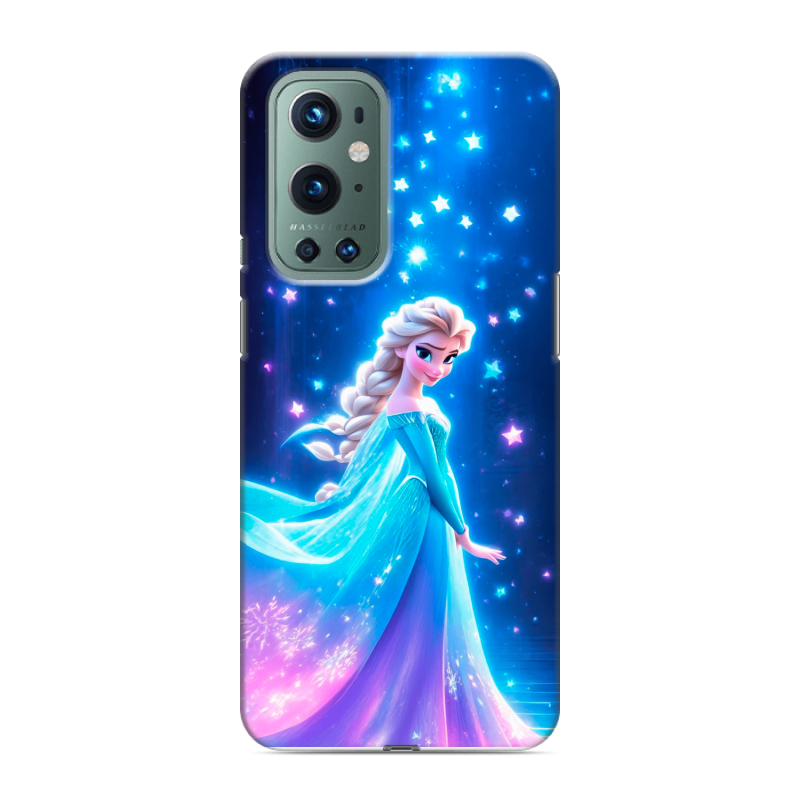 Силиконовый противоударный чехол на OnePlus 9 Pro с принтом Холодное сердце Frozen Силиконовый противоударный чехол на OnePlus 9 Pro с принтом Холодное сердце Frozen
