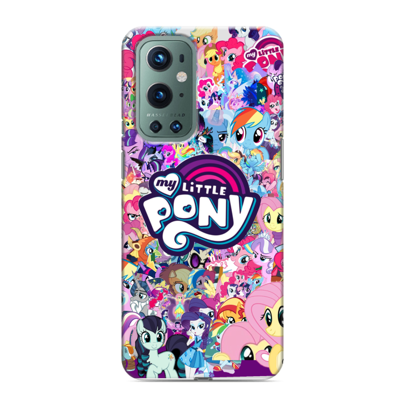 Силиконовый чехол на OnePlus 9 Pro с принтом My little pony Дружба чудо Силиконовый чехол на OnePlus 9 Pro с принтом My little pony Дружба чудо