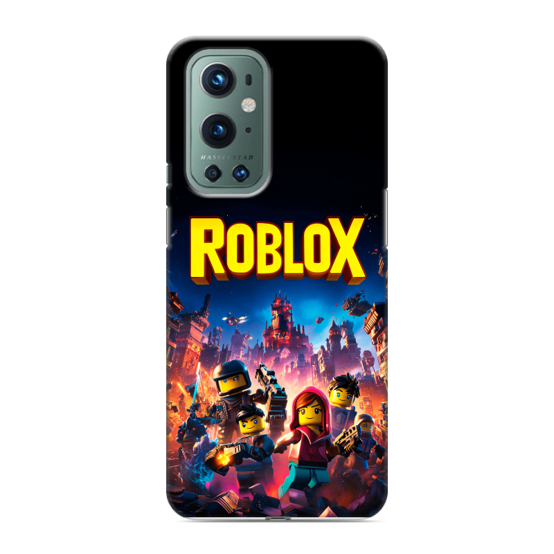 Силиконовый чехол на OnePlus 9 Pro с принтом Roblox Роблокс Силиконовый чехол на OnePlus 9 Pro с принтом Roblox Роблокс