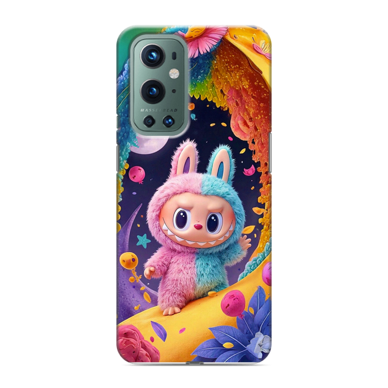 Силиконовый чехол на OnePlus 9 Pro с принтом Labubu Лабубу Силиконовый чехол на OnePlus 9 Pro с принтом Labubu Лабубу