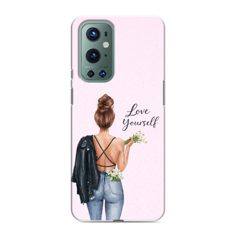 Силиконовый чехол на OnePlus 9 Pro с принтом женский Силиконовый чехол на OnePlus 9 Pro с принтом женский