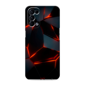 Силиконовый чехол на OPPO Reno5 с принтом Яркие абстракции Силиконовый чехол на OPPO Reno5 с принтом Яркие абстракции