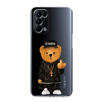 Силиконовый чехол на OPPO Reno5 с принтом Плюшевый медведь Силиконовый чехол на OPPO Reno5 с принтом Плюшевый медведь