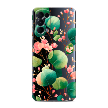 Силиконовый чехол на OPPO Reno5 с принтом женский Силиконовый чехол на OPPO Reno5 с принтом женский