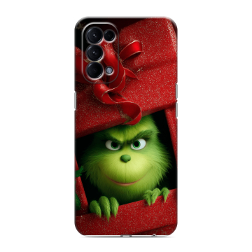Силиконовый чехол на OPPO Reno5 с принтом Новый год Силиконовый чехол на OPPO Reno5 с принтом Новый год