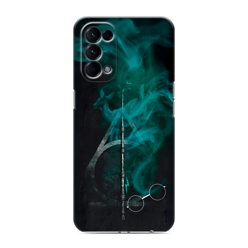 Силиконовый противоударный чехол на OPPO Reno5 с принтом Гарри Поттер Harry Potter Силиконовый противоударный чехол на OPPO Reno5 с принтом Гарри Поттер Harry Potter