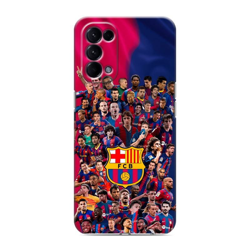 Силиконовый чехол на OPPO Reno5 с принтом Барселона Barcelona Силиконовый чехол на OPPO Reno5 с принтом Барселона Barcelona