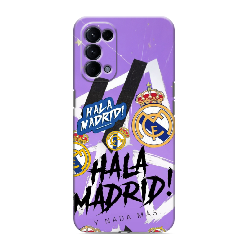 Силиконовый чехол на OPPO Reno5 с принтом Real Madrid Реал Мадрид Силиконовый чехол на OPPO Reno5 с принтом Real Madrid Реал Мадрид