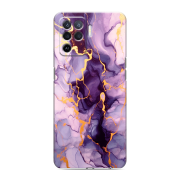 Силиконовый чехол на OPPO Reno5 Lite с принтом Мрамор Силиконовый чехол на OPPO Reno5 Lite с принтом Мрамор