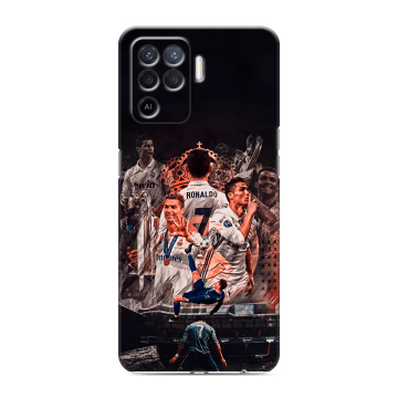 Силиконовый чехол на OPPO Reno5 Lite с принтом Реал Роналдо Real Ronaldo Силиконовый чехол на OPPO Reno5 Lite с принтом Реал Роналдо Real Ronaldo