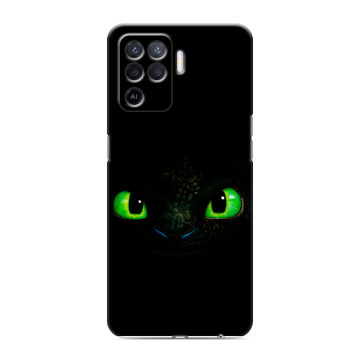 Силиконовый чехол на OPPO Reno5 Lite с принтом Как приручить дракона Силиконовый чехол на OPPO Reno5 Lite с принтом Как приручить дракона
