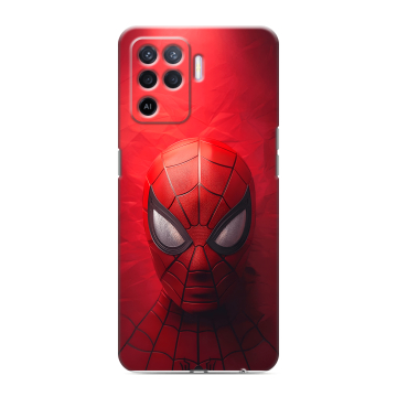 Силиконовый чехол на OPPO Reno5 Lite с принтом Spiderman Человек паук Силиконовый чехол на OPPO Reno5 Lite с принтом Spiderman Человек паук