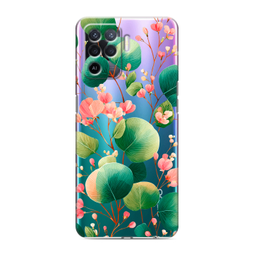 Силиконовый чехол на OPPO Reno5 Lite с принтом женский Силиконовый чехол на OPPO Reno5 Lite с принтом женский