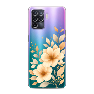 Силиконовый чехол на OPPO Reno5 Lite с принтом для девушки Силиконовый чехол на OPPO Reno5 Lite с принтом для девушки