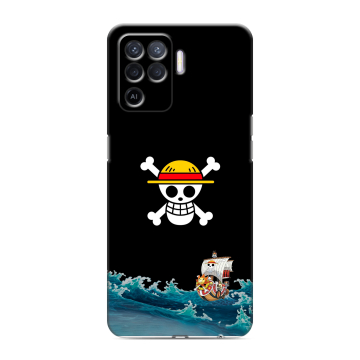 Силиконовый чехол на OPPO Reno5 Lite с принтом One Piece Ван Пис Силиконовый чехол на OPPO Reno5 Lite с принтом One Piece Ван Пис