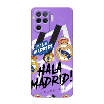 Силиконовый чехол на OPPO Reno5 Lite с принтом Real Madrid Реал Мадрид Силиконовый чехол на OPPO Reno5 Lite с принтом Real Madrid Реал Мадрид