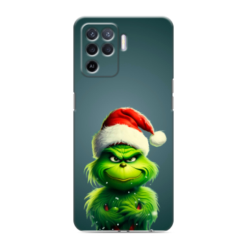 Силиконовый чехол на OPPO Reno5 Lite с принтом Новый год Силиконовый чехол на OPPO Reno5 Lite с принтом Новый год