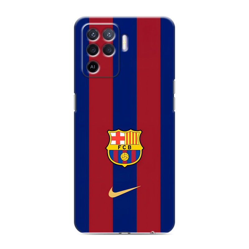 Силиконовый чехол на OPPO Reno5 Lite с принтом Барселона Barcelona Силиконовый чехол на OPPO Reno5 Lite с принтом Барселона Barcelona