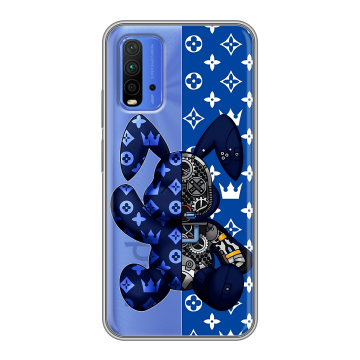 Силиконовый чехол на Xiaomi RedMi 9T с принтом Луи робот Силиконовый чехол на Xiaomi RedMi 9T с принтом Луи робот