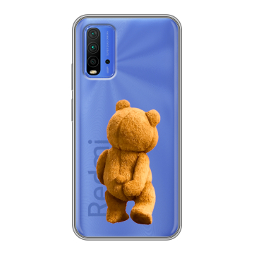Силиконовый чехол на Xiaomi RedMi 9T с принтом Медведь