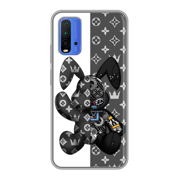 Силиконовый чехол на Xiaomi RedMi 9T с принтом Луи робот