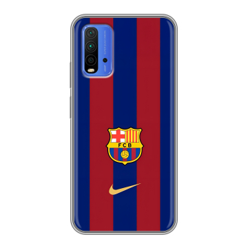 Силиконовый чехол на Xiaomi RedMi 9T с принтом Барселона Barcelona Силиконовый чехол на Xiaomi RedMi 9T с принтом Барселона Barcelona