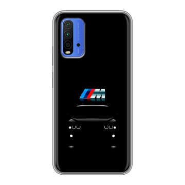 Силиконовый чехол на Xiaomi RedMi 9T с принтом БМВ BMW