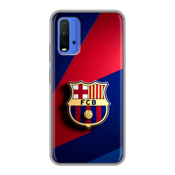 Силиконовый чехол на Xiaomi RedMi 9T с принтом Барселона Barcelona Силиконовый чехол на Xiaomi RedMi 9T с принтом Барселона Barcelona