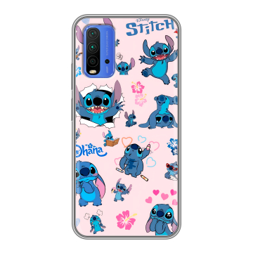 Силиконовый чехол на Xiaomi RedMi 9T с принтом Лило и Стич