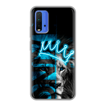 Силиконовый чехол на Xiaomi RedMi 9T с принтом Король лев Силиконовый чехол на Xiaomi RedMi 9T с принтом Король лев