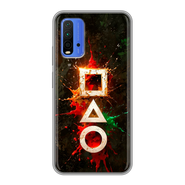Силиконовый чехол на Xiaomi RedMi 9T с принтом Squid Game Игра кальмара Силиконовый чехол на Xiaomi RedMi 9T с принтом Squid Game Игра кальмара