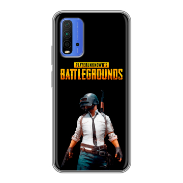 Силиконовый чехол на Xiaomi RedMi 9T с принтом PUGB ПАГБ