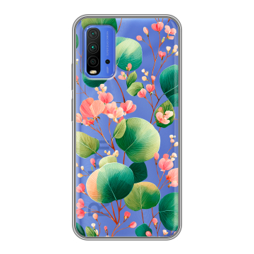 Силиконовый чехол на Xiaomi RedMi 9T с принтом женский Силиконовый чехол на Xiaomi RedMi 9T с принтом женский
