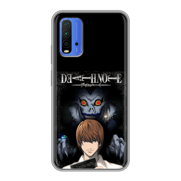 Силиконовый чехол на Xiaomi RedMi 9T с принтом Death note Тетрадь смерти Силиконовый чехол на Xiaomi RedMi 9T с принтом Death note Тетрадь смерти