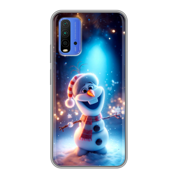 Силиконовый чехол на Xiaomi RedMi 9T с принтом Новый год Силиконовый чехол на Xiaomi RedMi 9T с принтом Новый год