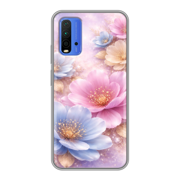 Силиконовый чехол на Xiaomi RedMi 9T с принтом женский Силиконовый чехол на Xiaomi RedMi 9T с принтом женский