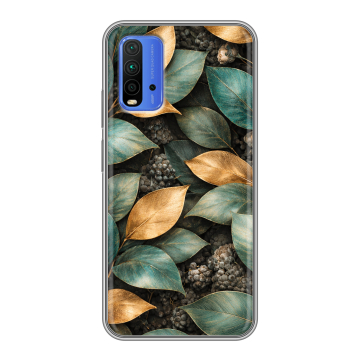 Силиконовый чехол на Xiaomi RedMi 9T с принтом женский