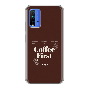 Силиконовый чехол на Xiaomi RedMi 9T с принтом женский Силиконовый чехол на Xiaomi RedMi 9T с принтом женский