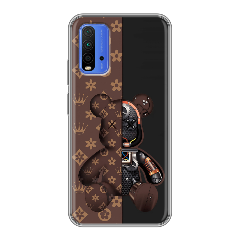 Силиконовый чехол на Xiaomi RedMi 9T с принтом Луи робот Силиконовый чехол на Xiaomi RedMi 9T с принтом Луи робот