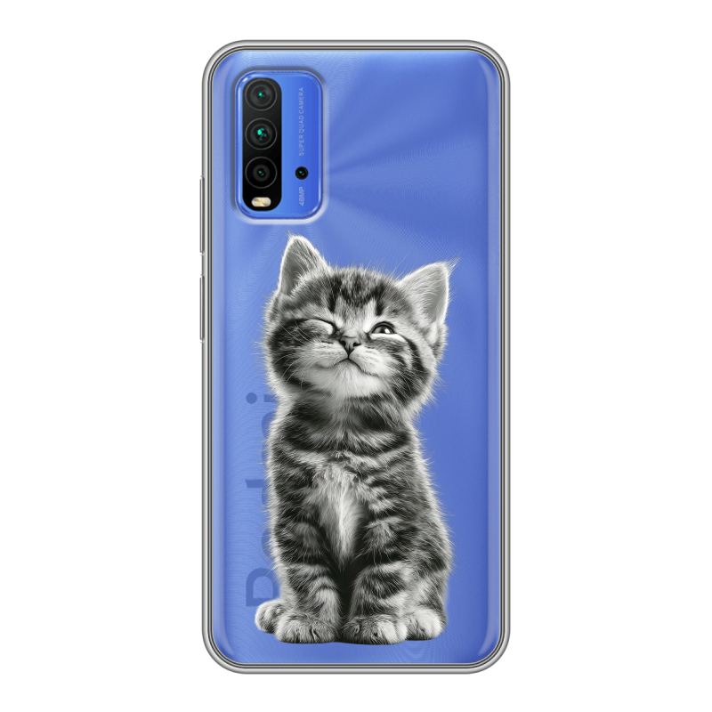 Силиконовый чехол на Xiaomi RedMi 9T с принтом Котенок Силиконовый чехол на Xiaomi RedMi 9T с принтом Котенок