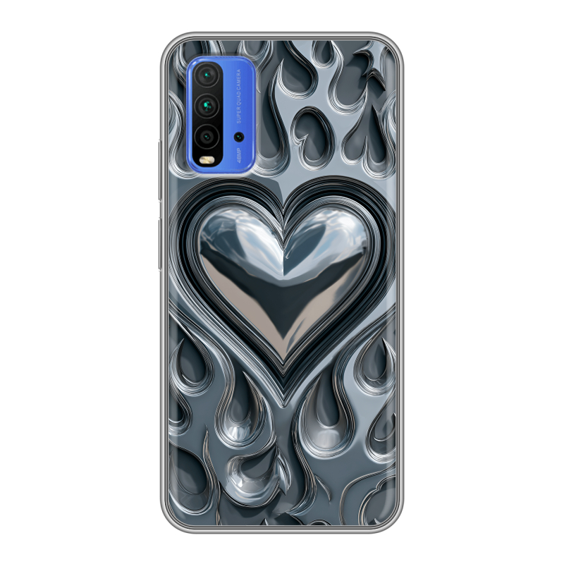 Силиконовый чехол на Xiaomi RedMi 9T с принтом Y2K Силиконовый чехол на Xiaomi RedMi 9T с принтом Y2K