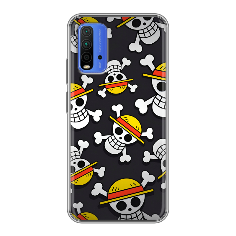 Силиконовый чехол на Xiaomi RedMi 9T с принтом One Piece Ван Пис Силиконовый чехол на Xiaomi RedMi 9T с принтом One Piece Ван Пис