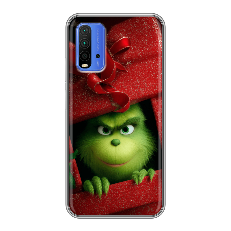Силиконовый чехол на Xiaomi RedMi 9T с принтом Новый год Силиконовый чехол на Xiaomi RedMi 9T с принтом Новый год
