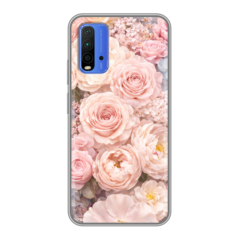 Силиконовый чехол на Xiaomi RedMi 9T с принтом женский Силиконовый чехол на Xiaomi RedMi 9T с принтом женский
