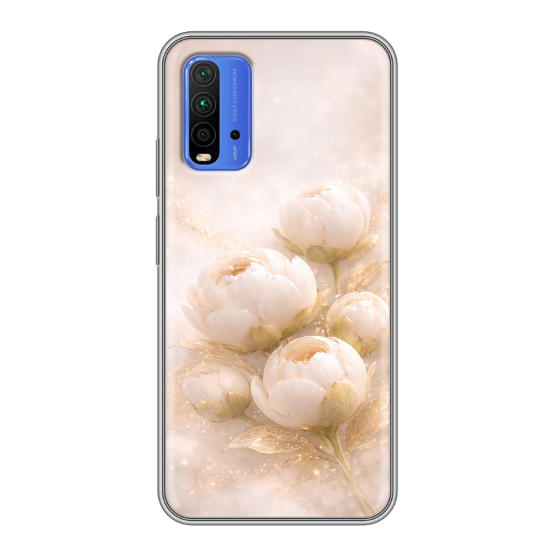 Силиконовый противоударный чехол на Xiaomi RedMi 9T с принтом женский Силиконовый противоударный чехол на Xiaomi RedMi 9T с принтом женский